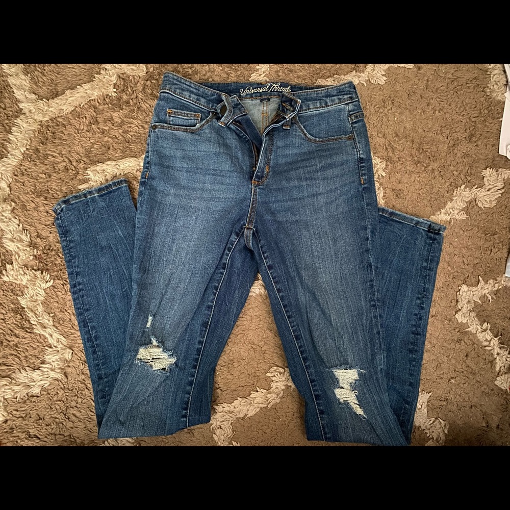 Universal Thread distressed high waisted jeans